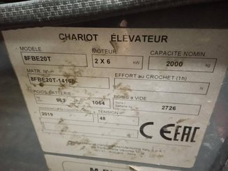 Chariot élévateur électrique Toyota 8FBE20T - 3